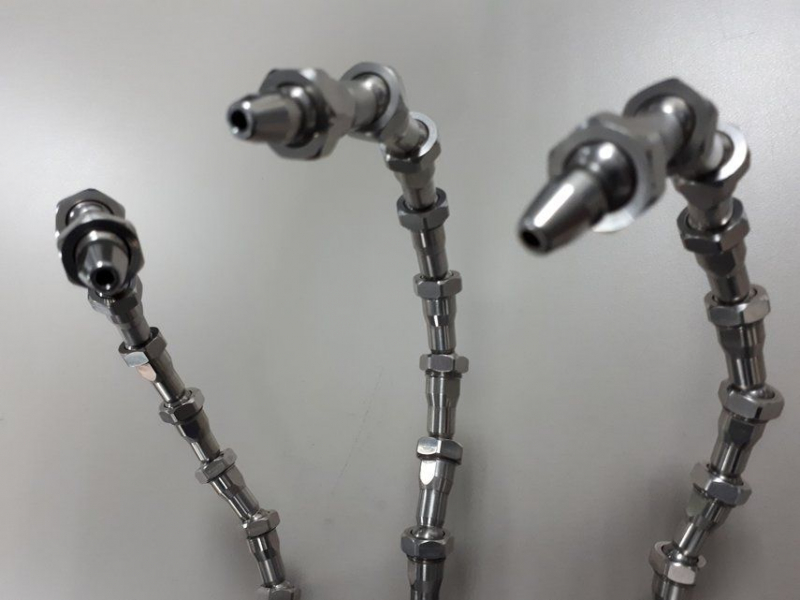 Hoge druk RVS koelmiddel slangen op maat